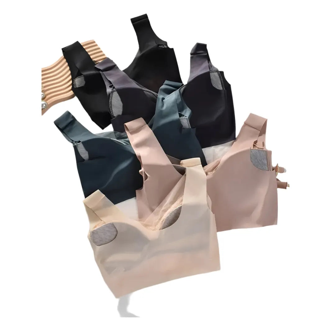 Floral Lace Bralette - Cream