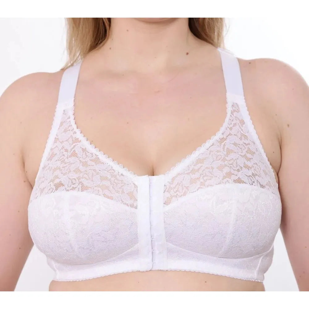 Front Fastening Full Lace Big Cup Gemm Bra