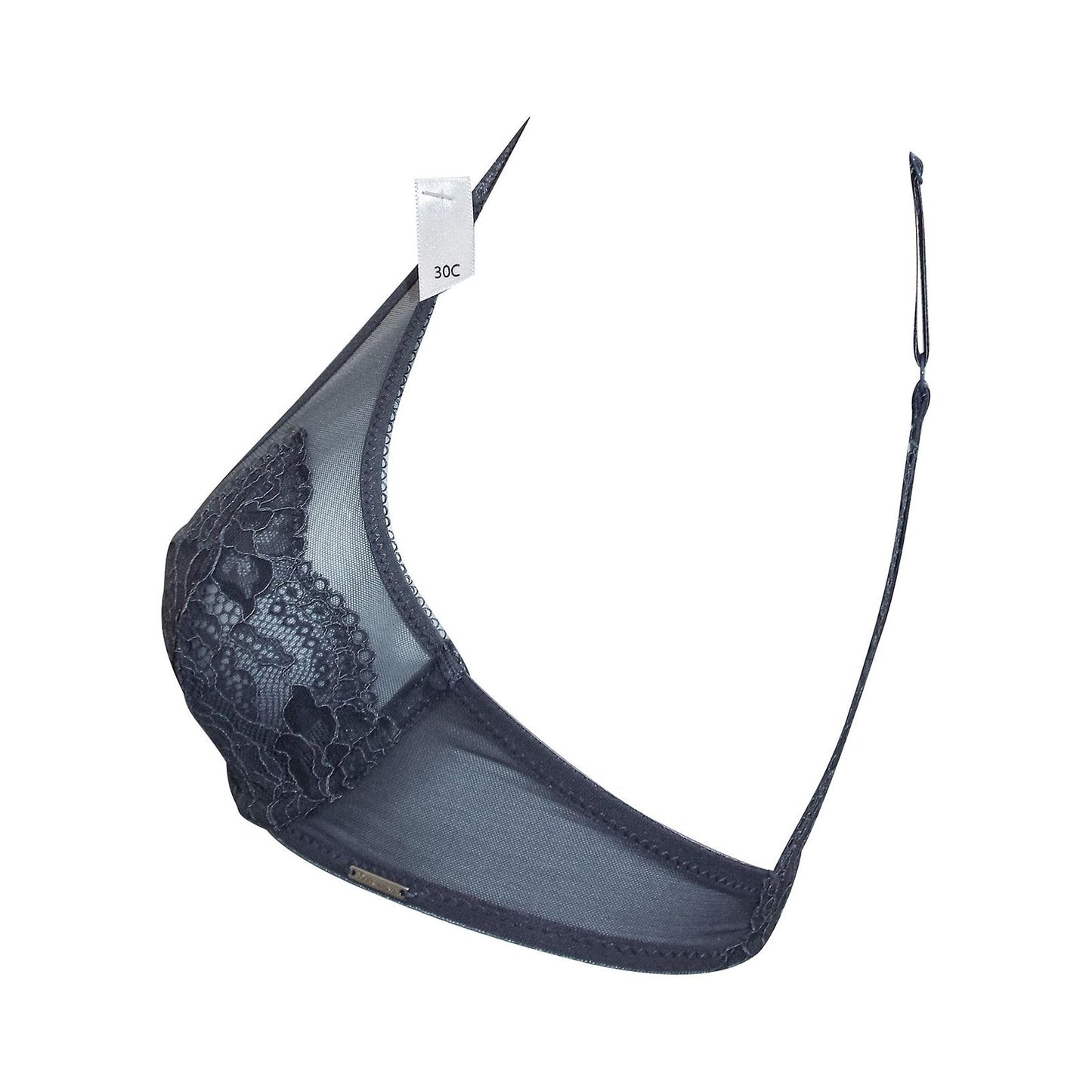 Boux Avenue Grey Lace Plunge Bra
