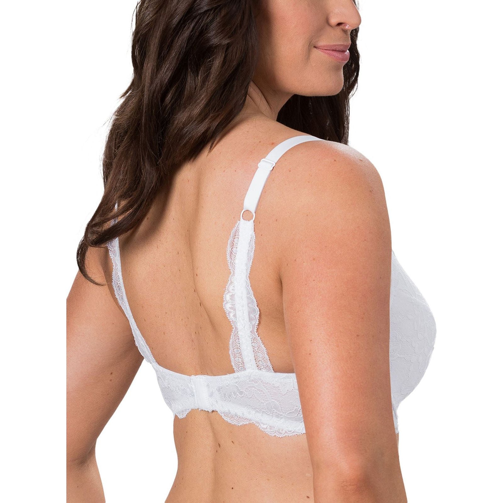 White Lace T-Shirt Bra