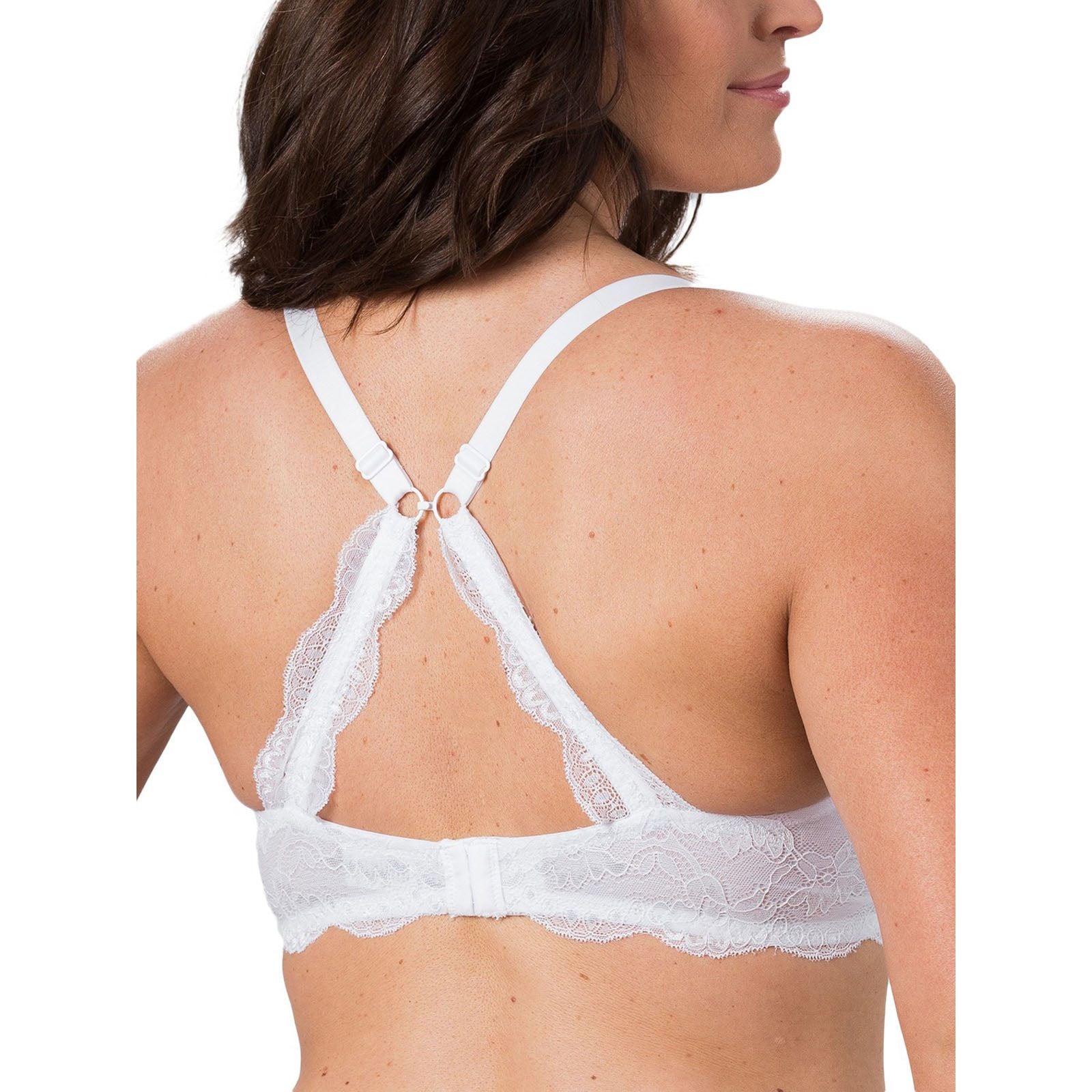 White Lace T-Shirt Bra
