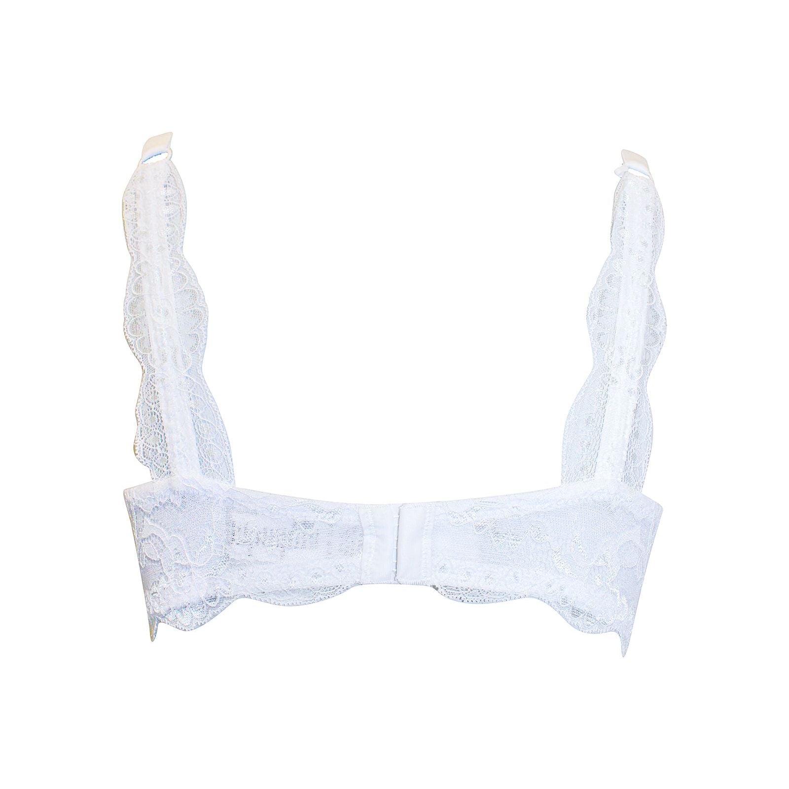 White Lace T-Shirt Bra
