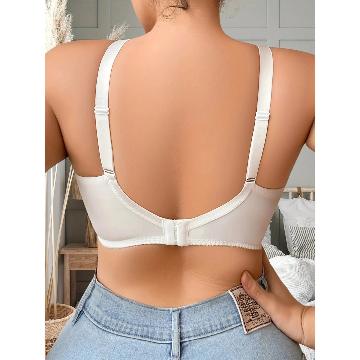 White Lace Full Cup Bra
