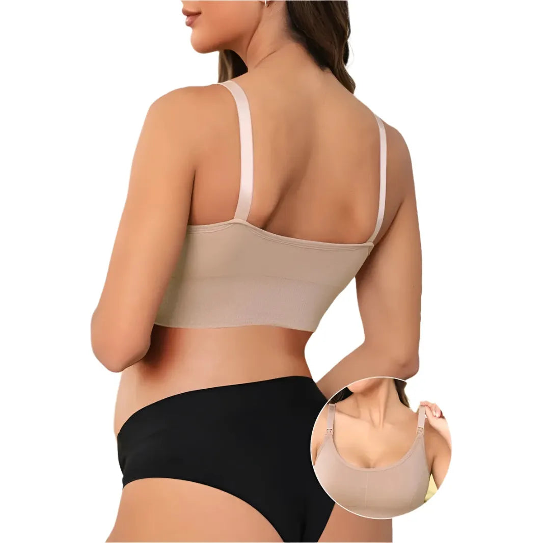 Nude Soft and Stretchy Maternity Bra