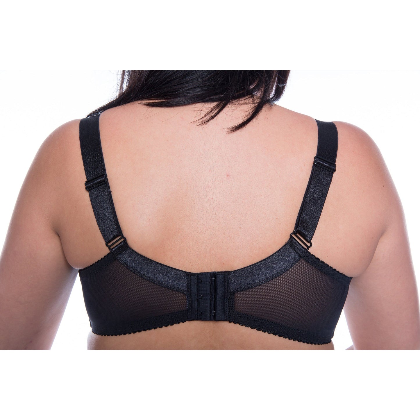 Black Green Lace Big Cup Gemm Bra