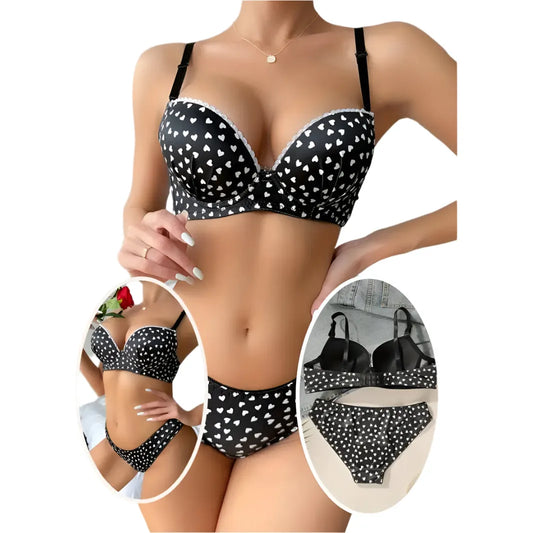 Loveheart Polka Dot Set