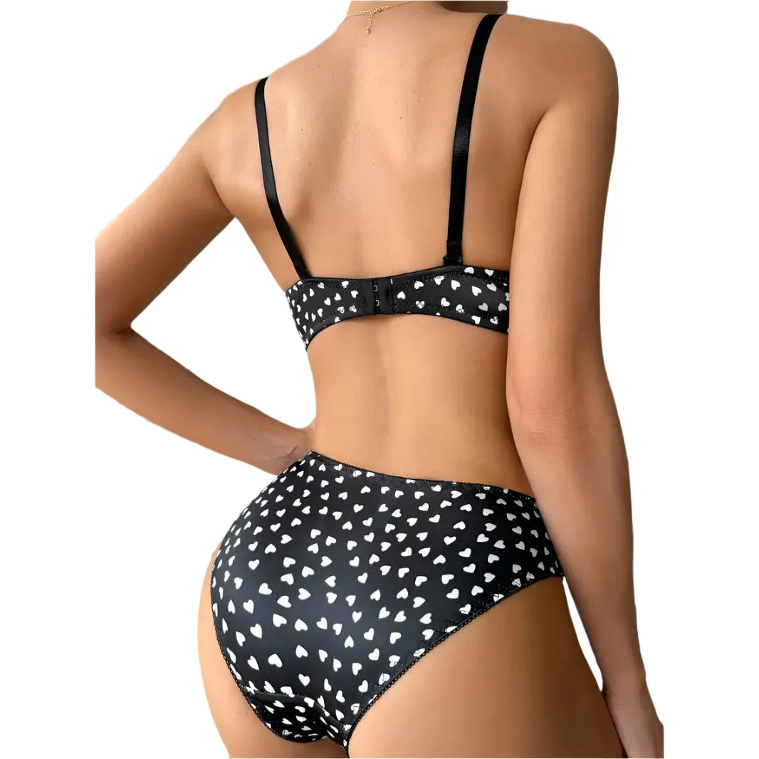 Loveheart Polka Dot Set