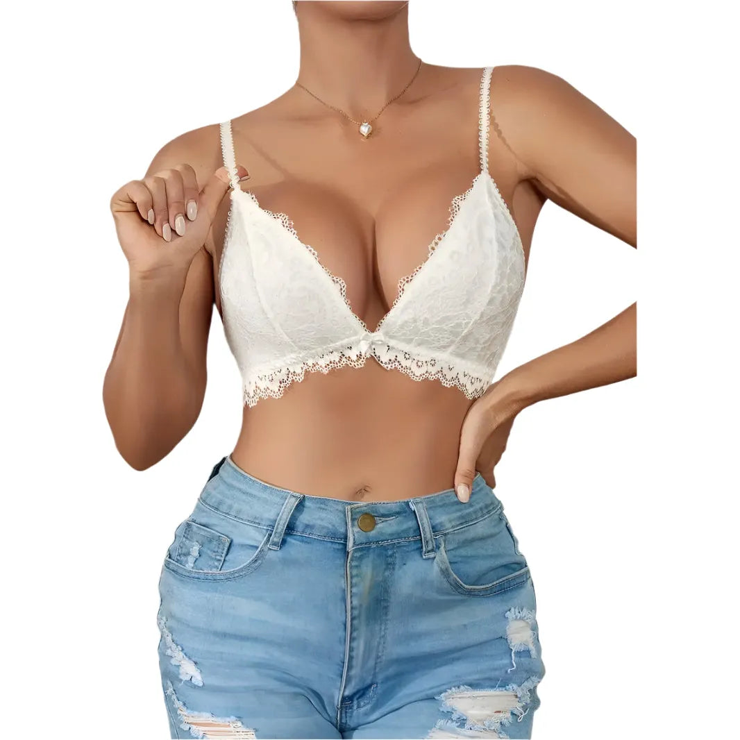 Lace wireless bralette