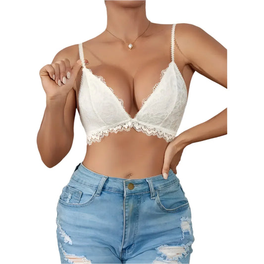 Lace wireless bralette