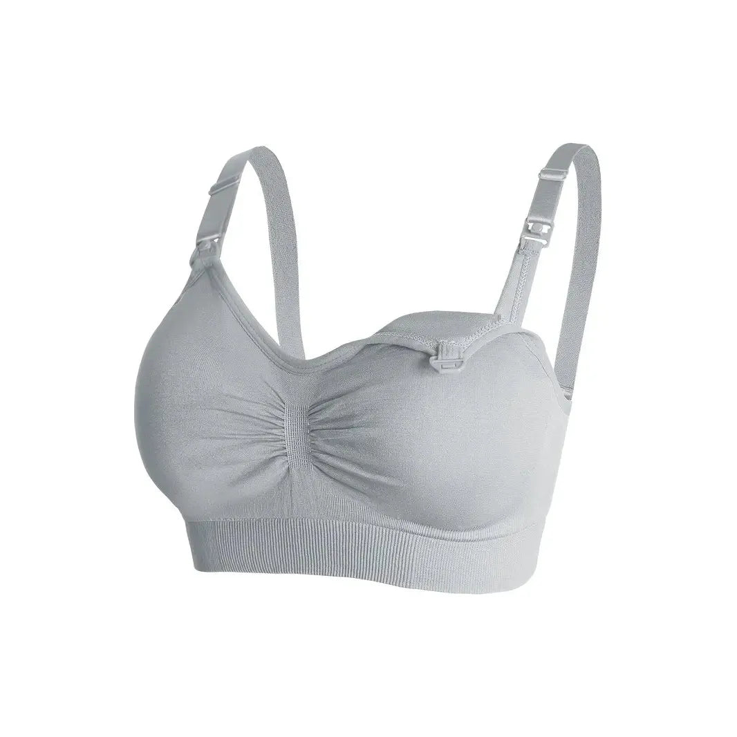 Light Grey Stretchy Maternity Bra