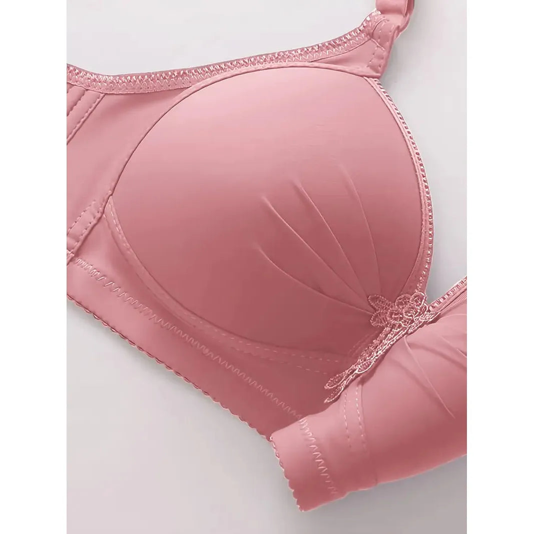 Padded stylish support bra - Light Pink