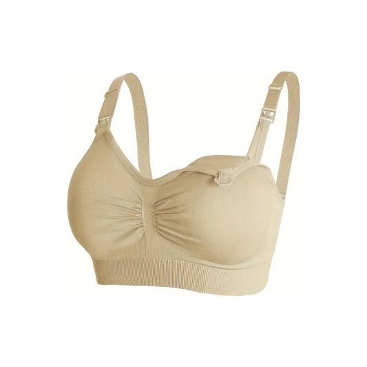 Nude Stretchy Maternity Bra